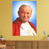 Saint Pope John Paul II Leinwanddruck (Insitu (Wohnzimmer))
