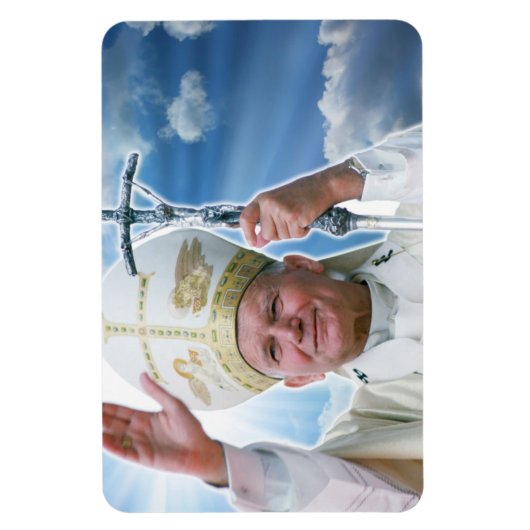 Saint Pope John Paul II Magnet (Vertikal)
