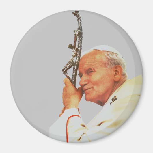 Saint Pope John Paul II Magnet (Vorne)
