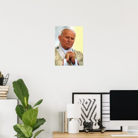 Saint Pope John Paul II Poster (Heimbüro)
