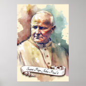 Saint Pope John Paul II Poster (Vorne)