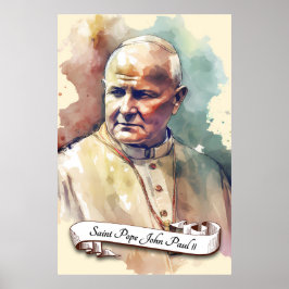 Saint Pope John Paul II Poster