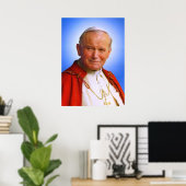 Saint Pope John Paul II Poster (Heimbüro)