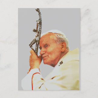 Saint Pope John Paul II Postkarte