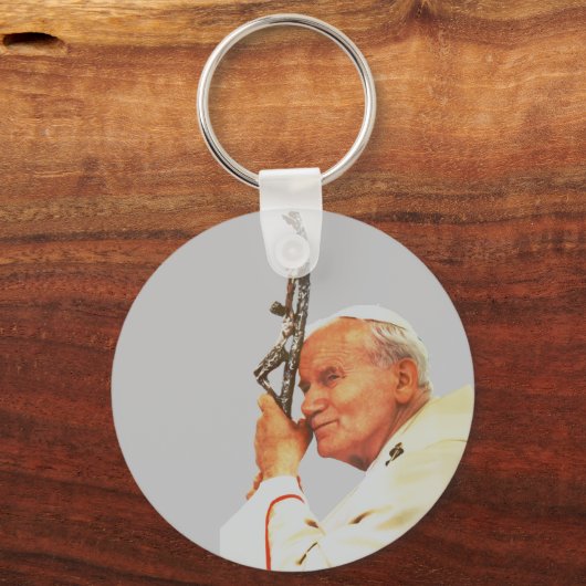 Saint Pope John Paul II Schlüsselanhänger (Vorderseite)