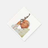 Saint Pope John Paul II Serviette (Ecke)