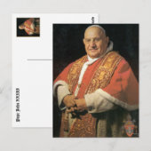 Saint Pope John XXIII Postkarte (Vorne/Hinten)