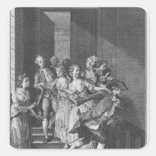 Saint-Preux entkommen, Band I Quadratischer Aufkleber