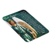 Saint Raphael Archangel Healer Angel Art Gebet Magnet (Rechte Seite)