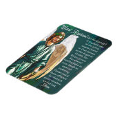 Saint Raphael Archangel Healer Angel Art Gebet Magnet (Linke Seite)