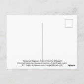 Saint Raphael Healing Archangel Angel Prayer Blank Postkarte (Rückseite)