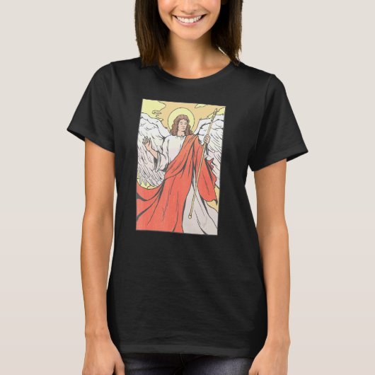 Saint Raphael Religious Graphic T-Shirt (Vorderseite)