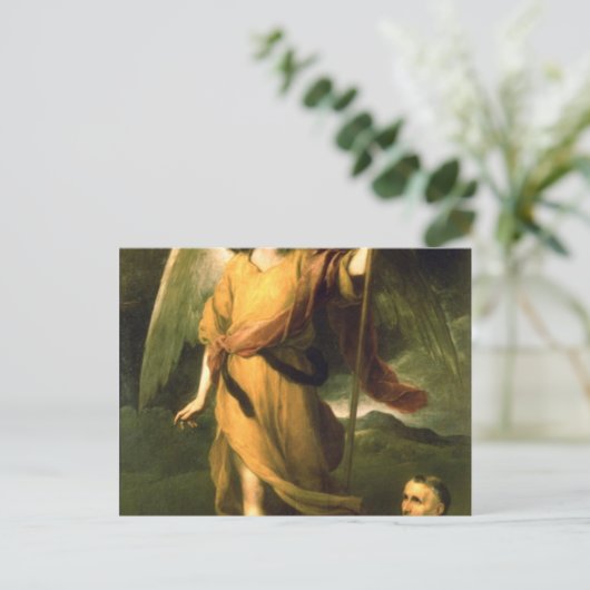 Saint Raphael von Bartolome Esteban Murillo Postkarte (Stehend Vorderseite)
