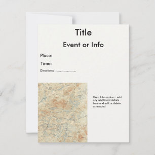 Saint Regis Kanugebiet Details in den Adirondacks Einladung