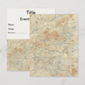 Saint Regis Kanugebiet Details in den Adirondacks Einladung (Vorne/Hinten)