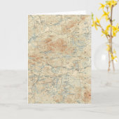 Saint Regis Kanugebiet Details in den Adirondacks Karte (Gelbe Blume)