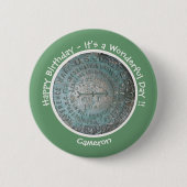 Saint Regis Mountain USGS Benchmark Party Items Button (Vorderseite)
