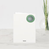 Saint Regis Mountain USGS Benchmark Party Items Dankeskarte (Rückseite)