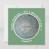 Saint Regis Mountain USGS Benchmark Party Items Einladung (Vorderseite)