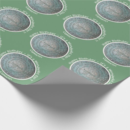 Saint Regis Mountain USGS Benchmark Party Items Geschenkpapier (Ecke)