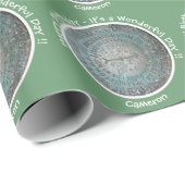 Saint Regis Mountain USGS Benchmark Party Items Geschenkpapier (Rolleneckpunkt)