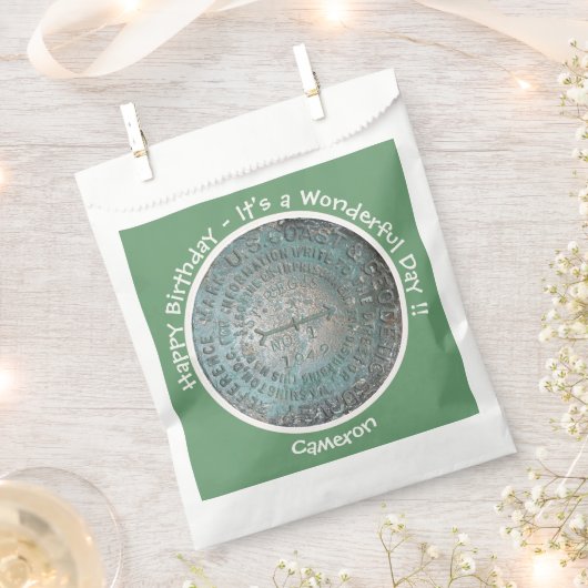 Saint Regis Mountain USGS Benchmark Party Items Geschenktütchen (Ausgeschnitten)