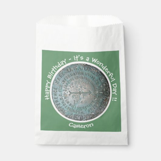 Saint Regis Mountain USGS Benchmark Party Items Geschenktütchen (Vorderseite)