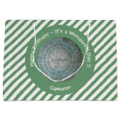 Saint Regis Mountain USGS Benchmark Party Items Große Geschenktüte (Vorderseite)