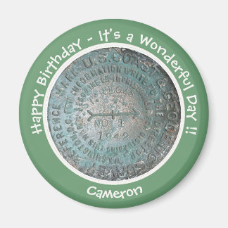 Saint Regis Mountain USGS Benchmark Party Items Magnet