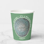 Saint Regis Mountain USGS Benchmark Party Items Pappbecher (Rückseite)