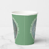 Saint Regis Mountain USGS Benchmark Party Items Pappbecher (Rechts)