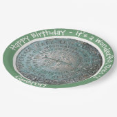 Saint Regis Mountain USGS Benchmark Party Items Pappteller (Schrägansicht)