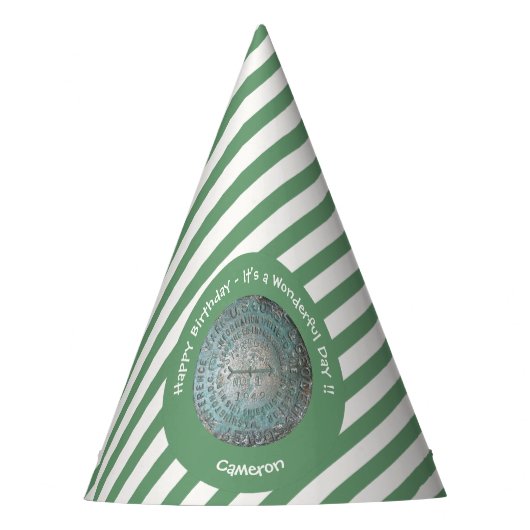 Saint Regis Mountain USGS Benchmark Party Items Partyhütchen (Vorderseite)