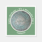 Saint Regis Mountain USGS Benchmark Party Items Serviette (Vorderseite)