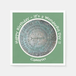 Saint Regis Mountain USGS Benchmark Party Items Serviette