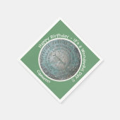 Saint Regis Mountain USGS Benchmark Party Items Serviette (Ecke)