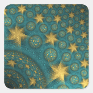 Saint-Rémy-Aufkleber für den neu besuchten Platz Quadratischer Aufkleber