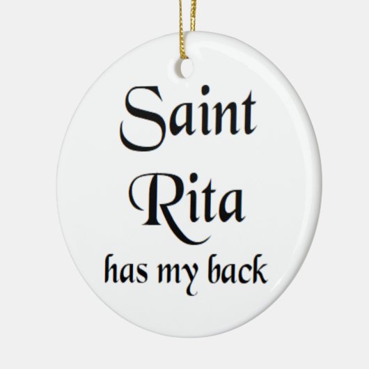 saint rita coffee mug keramik ornament (Links)