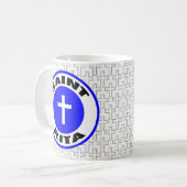 Saint Rita Kaffeetasse (Vorderseite Links)