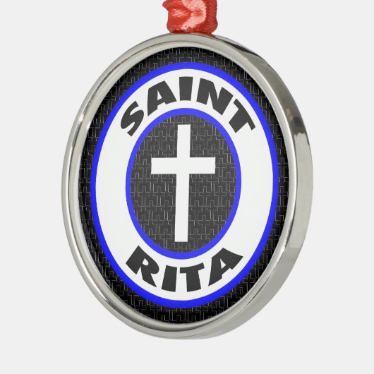 Saint Rita Ornament Aus Metall (Links)