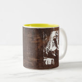 Saint Rita Zweifarbige Tasse (VorderseiteRechts)