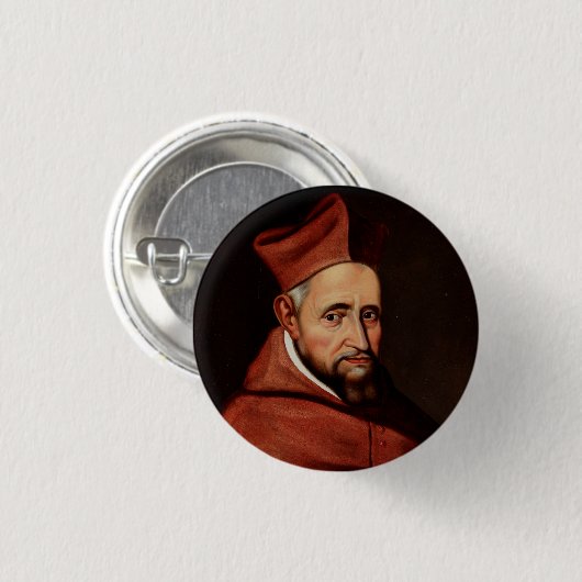 Saint Robert Bellarmin Button (Vorne & Hinten)