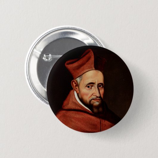 Saint Robert Bellarmin Button (Vorne & Hinten)