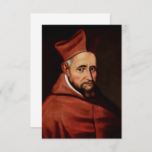 Saint Robert Bellarmin Dankeskarte (Vorne/Hinten)