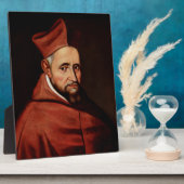 Saint Robert Bellarmin Fotoplatte (Seite)
