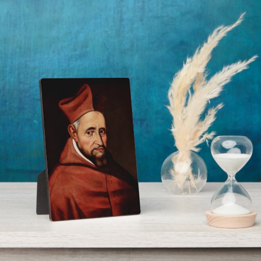 Saint Robert Bellarmin Fotoplatte (Seite)