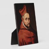Saint Robert Bellarmin Fotoplatte (Seite)