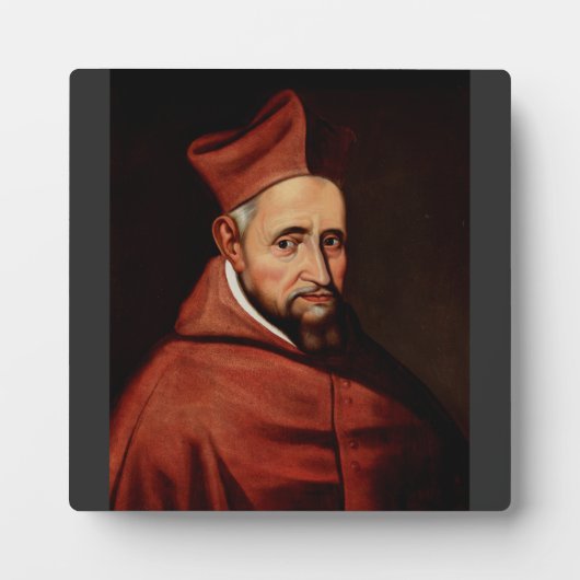 Saint Robert Bellarmin Fotoplatte (Vorderseite)
