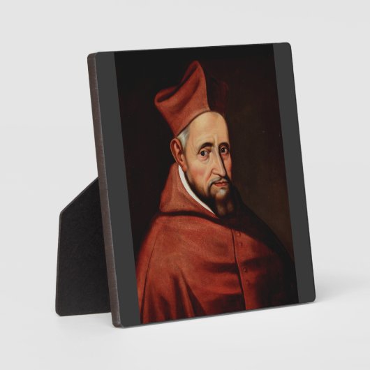 Saint Robert Bellarmin Fotoplatte (Vorderseite)