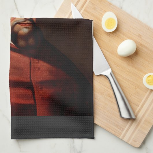 Saint Robert Bellarmin Geschirrtuch (Viertel Falte)